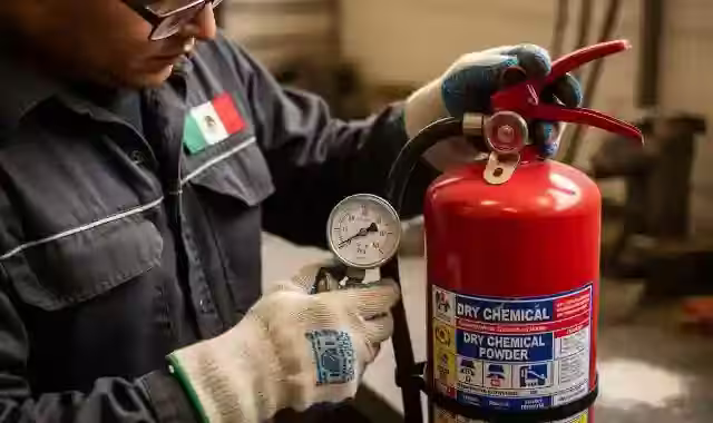 Servicio de mantenimiento preventivo anual de extintores con pólizas certificadas NOM