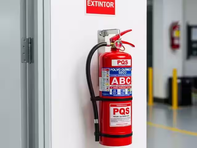 Extintor de Polvo Químico Seco PQS Clase ABC